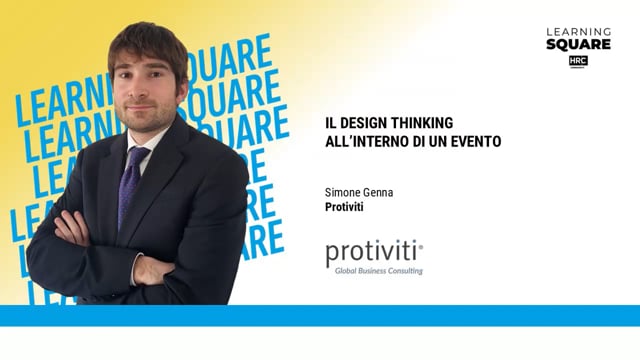 Miniatura video Il design thinking all’interno di un evento PROTIVITI